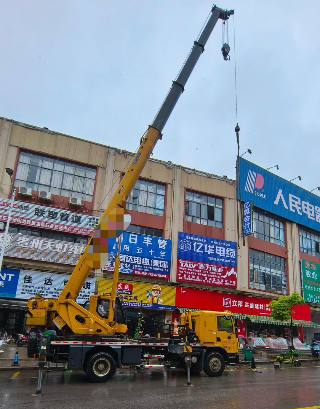 顺河吊车吊机租赁桥梁吊装